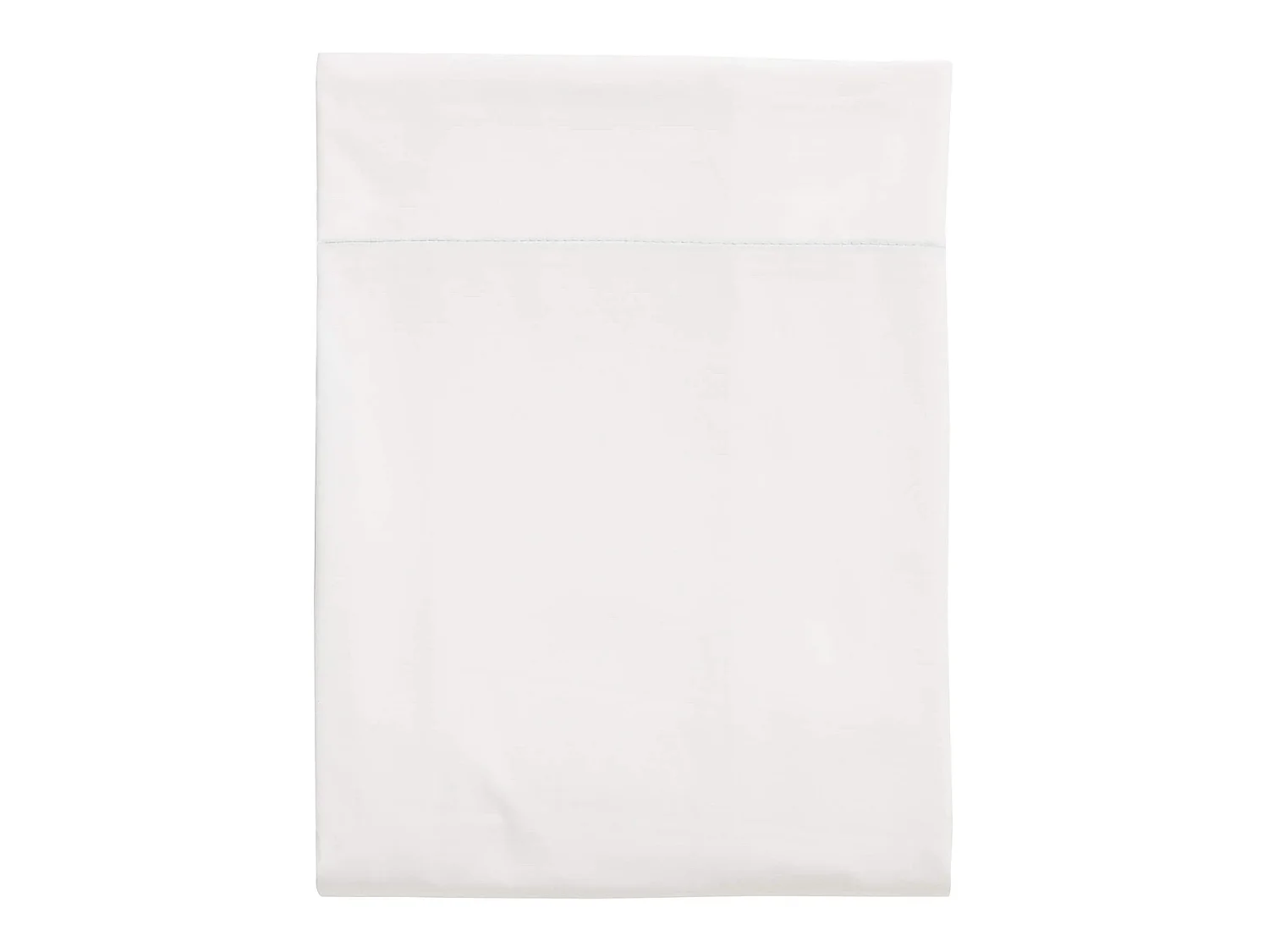 Drap plat blanc 100% coton biologique 180x290 cm