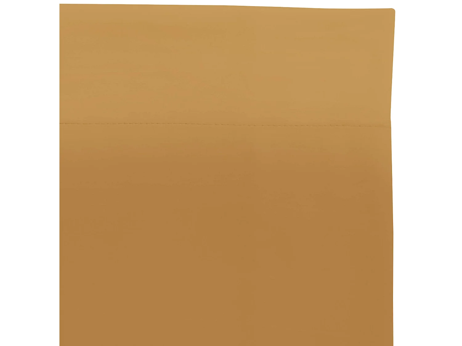 Drap plat curry 100% coton biologique 270x310 cm