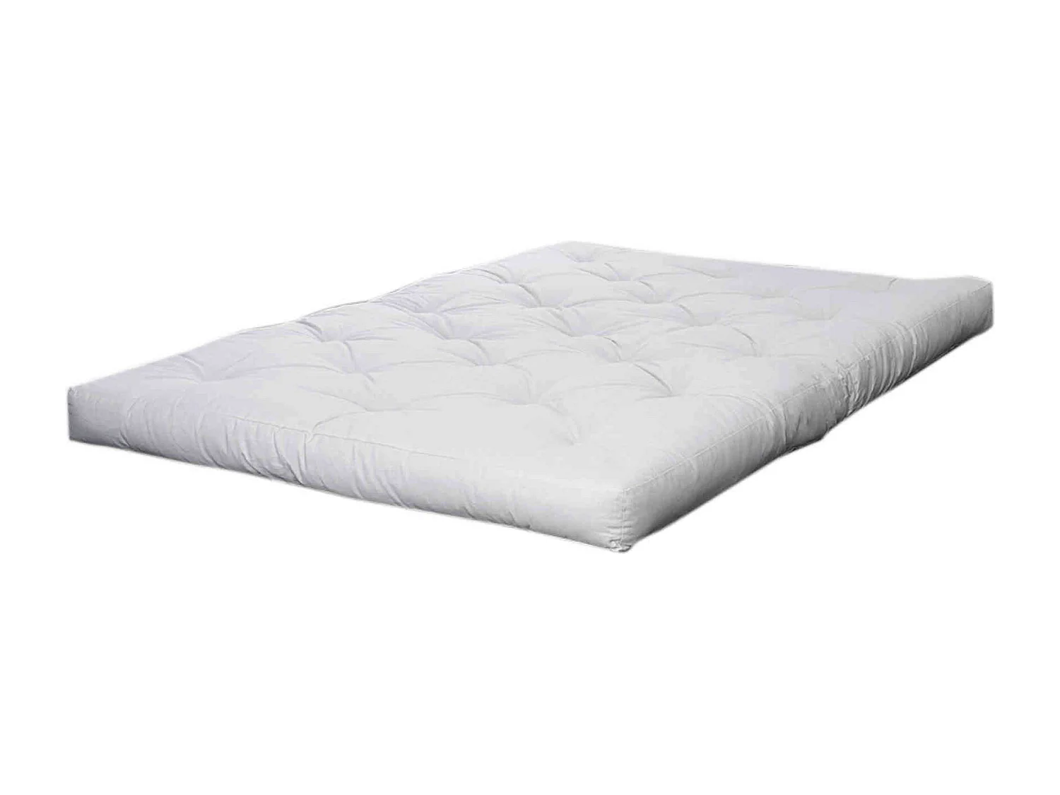 Matelas futon écru 11 cm BASIC housse Oeko-Tex® 160x200