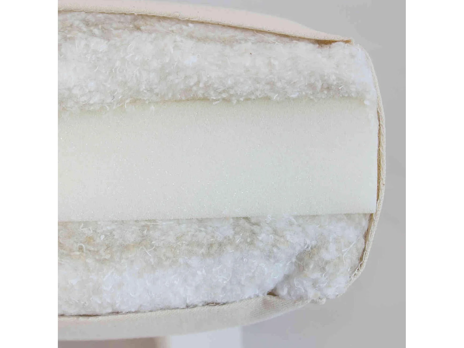 Matelas futon écru 11 cm BASIC housse Oeko-Tex® 160x200