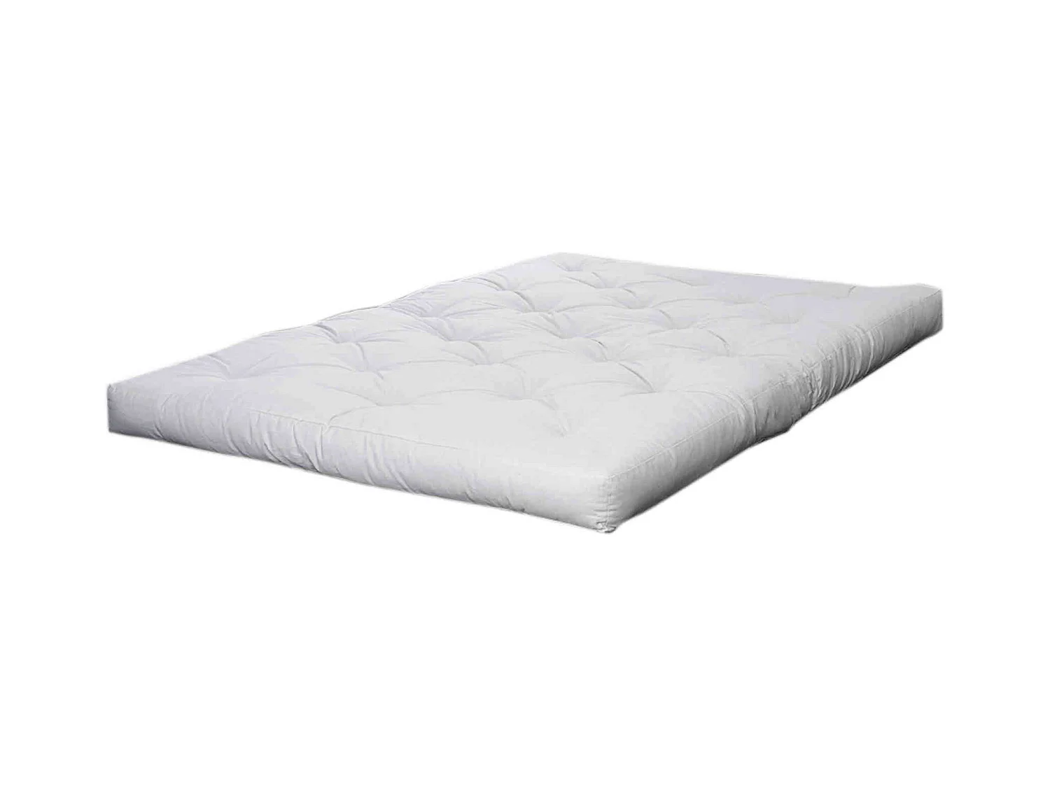 Matelas futon écru 11 cm BASIC housse Oeko-Tex® 80x200