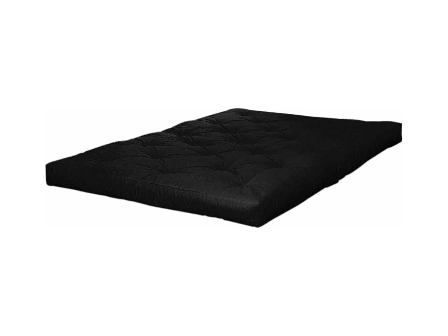Matelas futon SANDWICH noir 16 cm 200x200