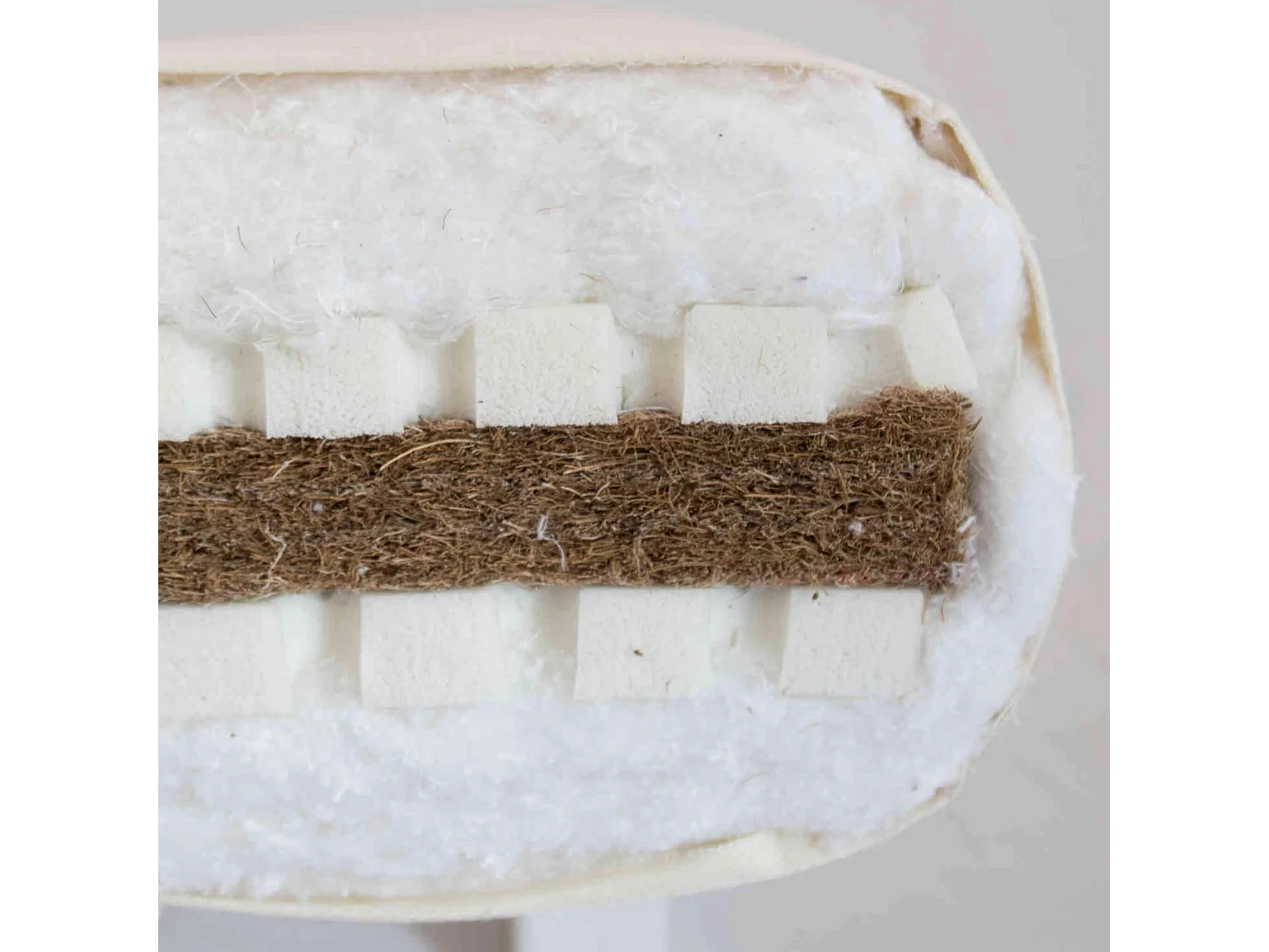 Matelas futon SANDWICH écru 16 cm 200x200