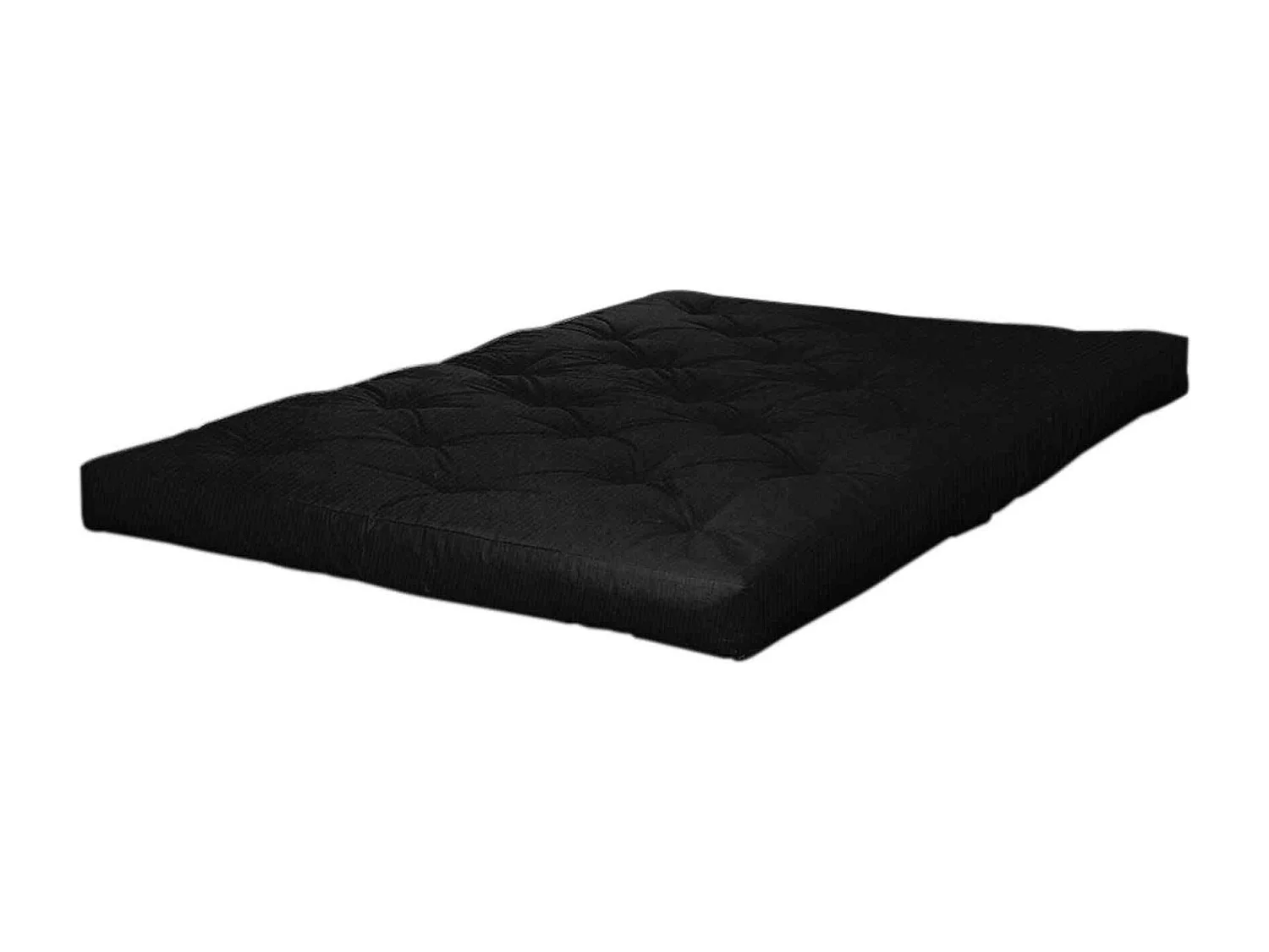 Matelas futon noir 13 cm TRADITIONAL housse Oeko-Tex® 200x200