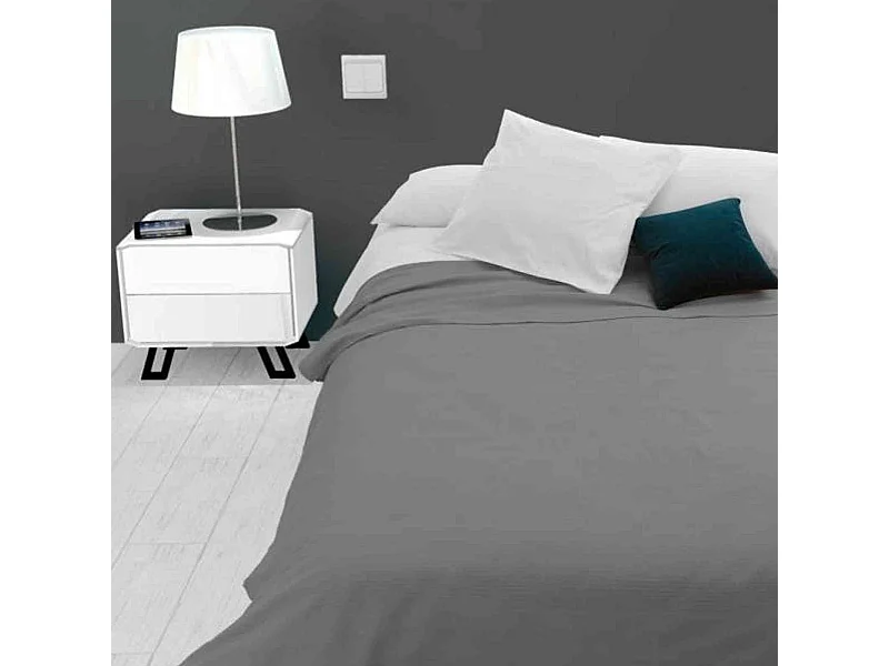 Colcha 180x220 cm ADELE gris