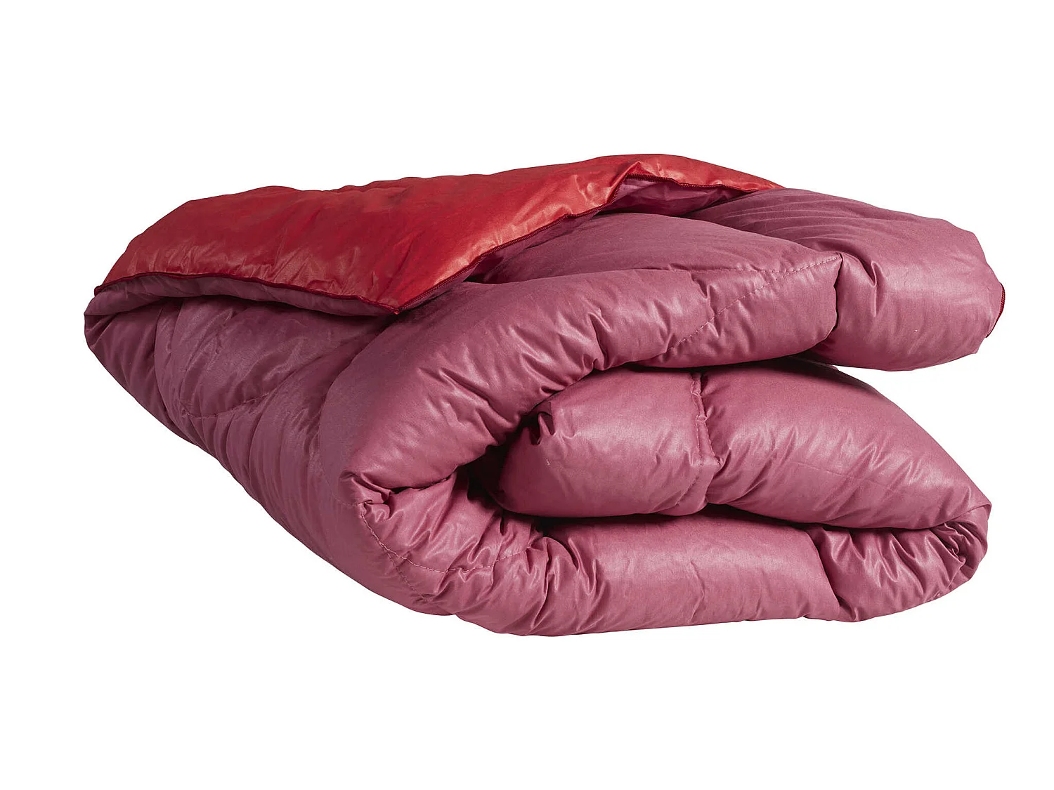 Édredon gonflant bicolore cerise-violet Terre de Nuit 150x170