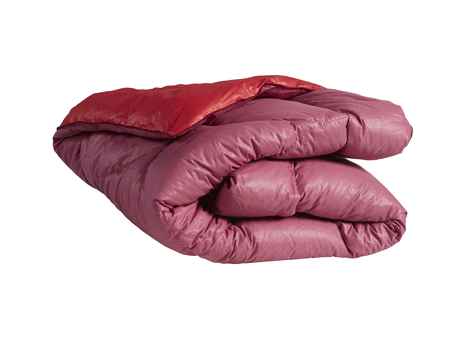 Édredon gonflant bicolore cerise-violet Terre de Nuit 140x150