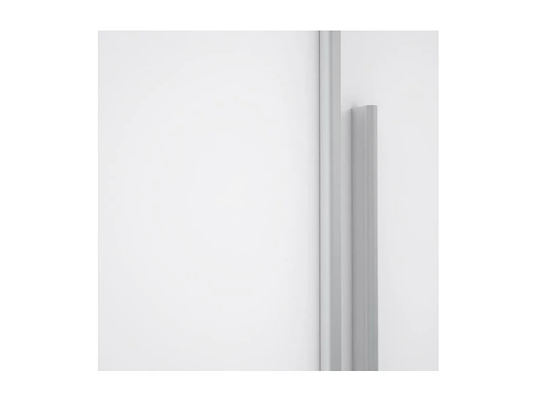 Kledingkast - Mat wit - 2 draaideuren + 2 schuifdeuren - 270 x 61 x 210 cm - NARAGO