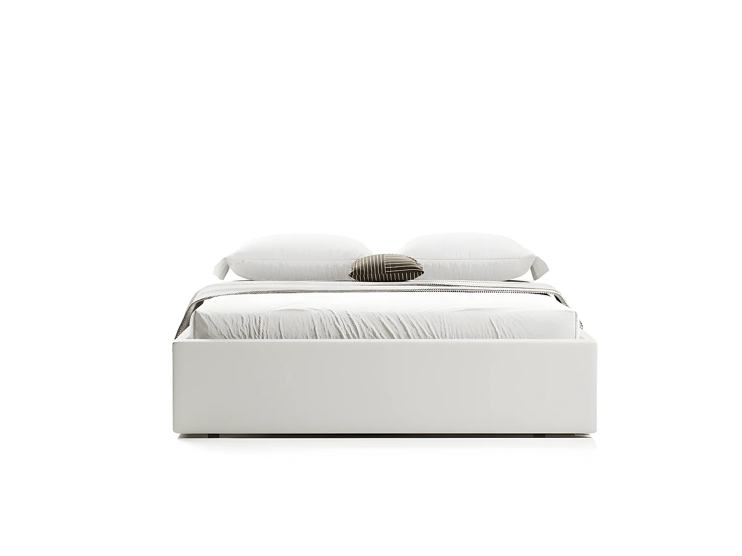 Sommier coffre de rangement Room - Blanc - 140x190 cm