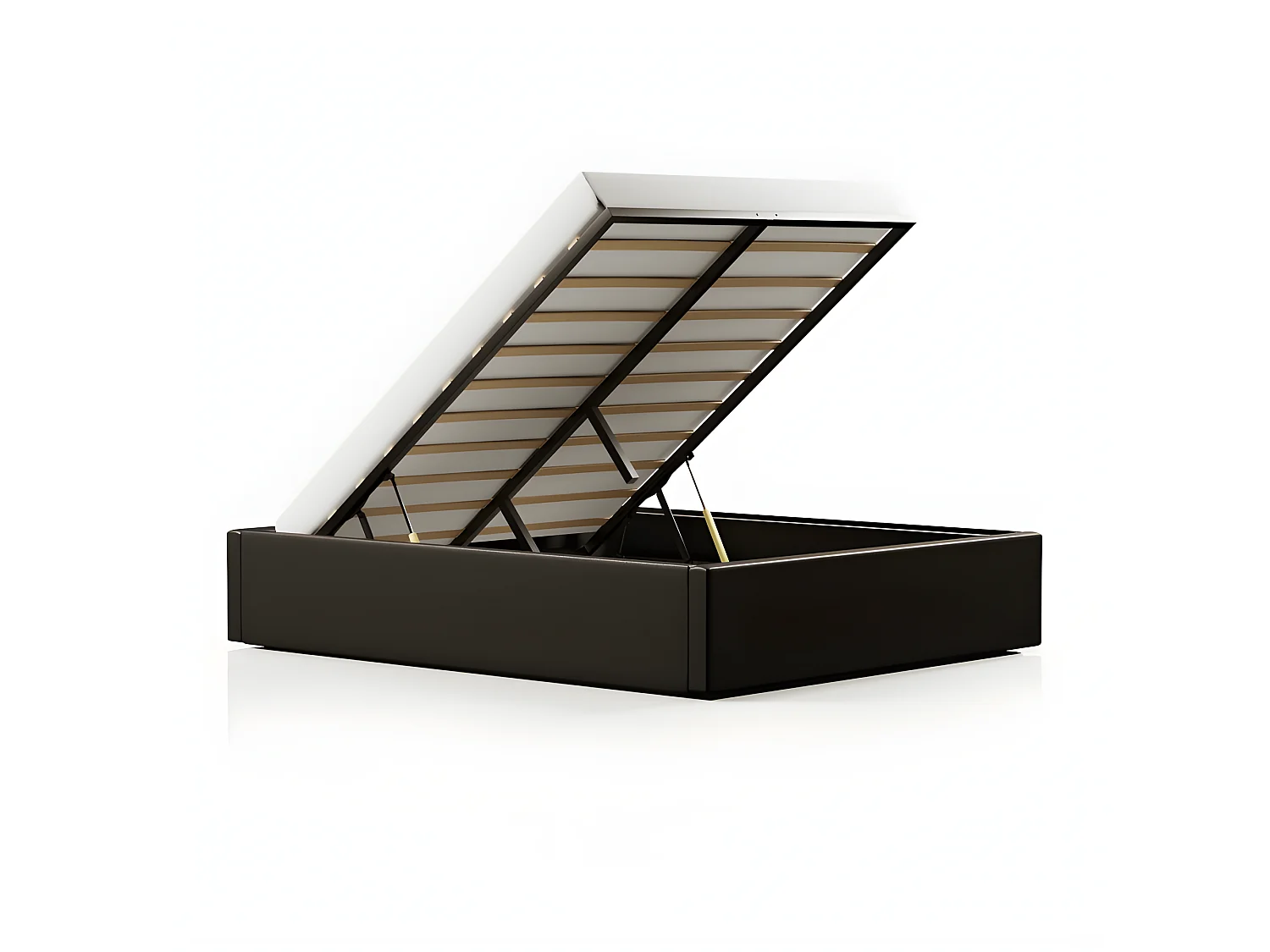 Sommier Coffre De Rangement Room - Couleurs - Noir, Tailles - 180x200