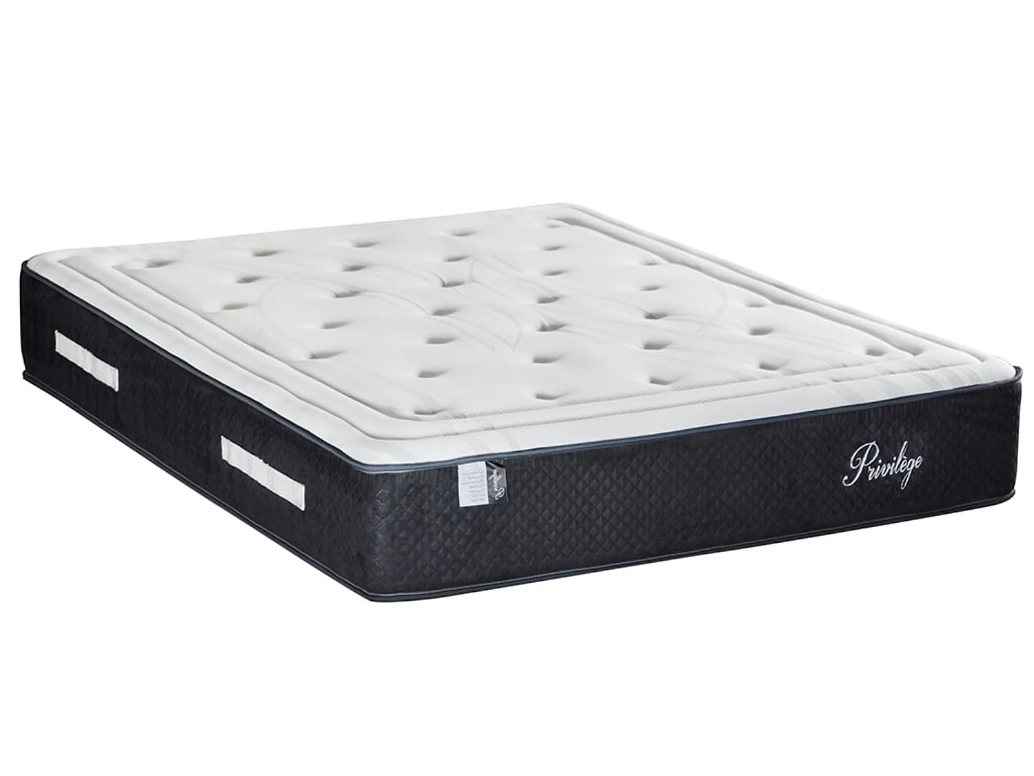 Ensemble Privilège 180x200 cm Matelas Ressorts ensachés + Sommier Bois