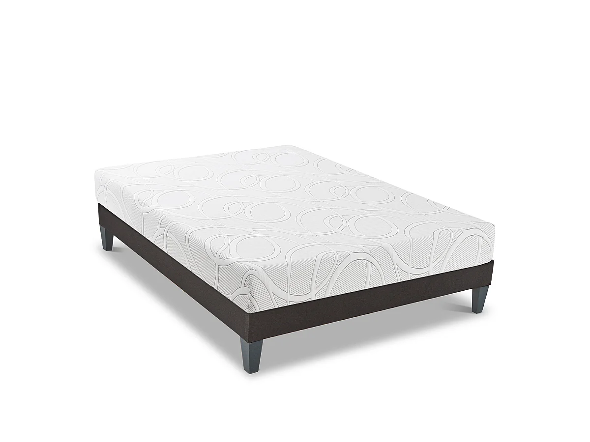 Ensemble Matelas Mémoire de forme POSÉIDON avec sommier
