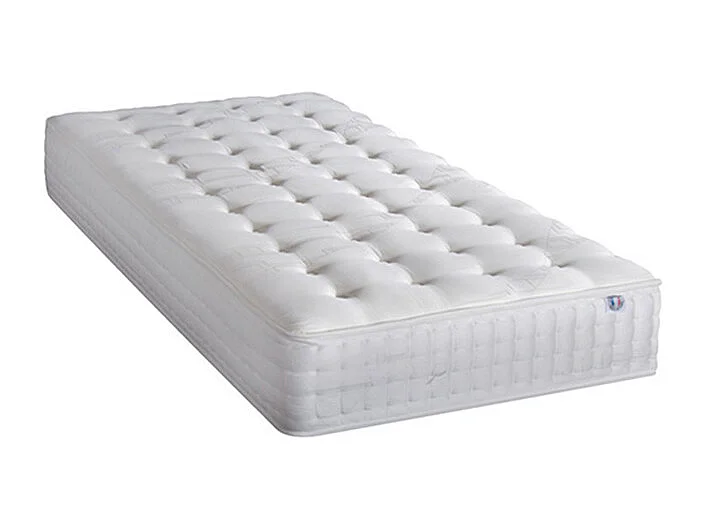 OLYMPE LITERIE | Ensemble APOLLON 90x200 cm | Matelas Mémoire de forme + Sommier Bois