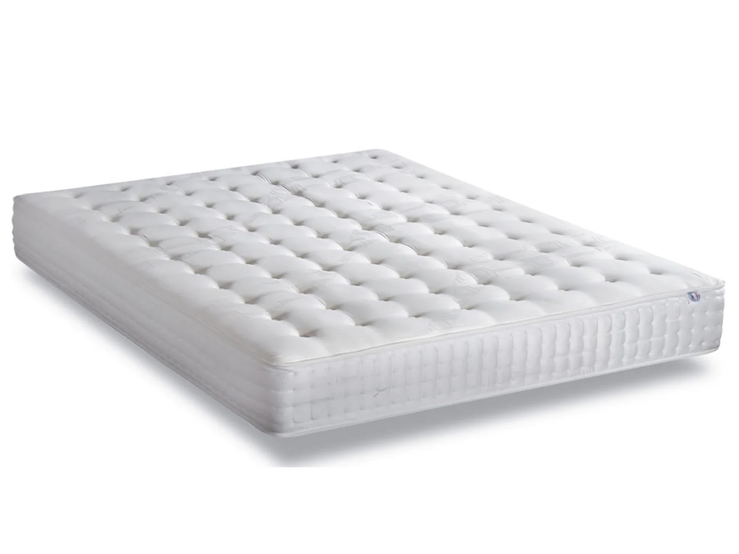 Ensemble matelas ferme 24cm à mémoire de forme et sommier en bois Châtelet-140x190