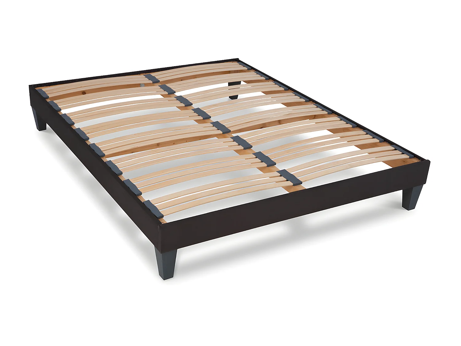 OLYMPE LITERIE | Ensemble ANTHEA 180x200 cm | Matelas Mémoire de forme + Sommier Bois