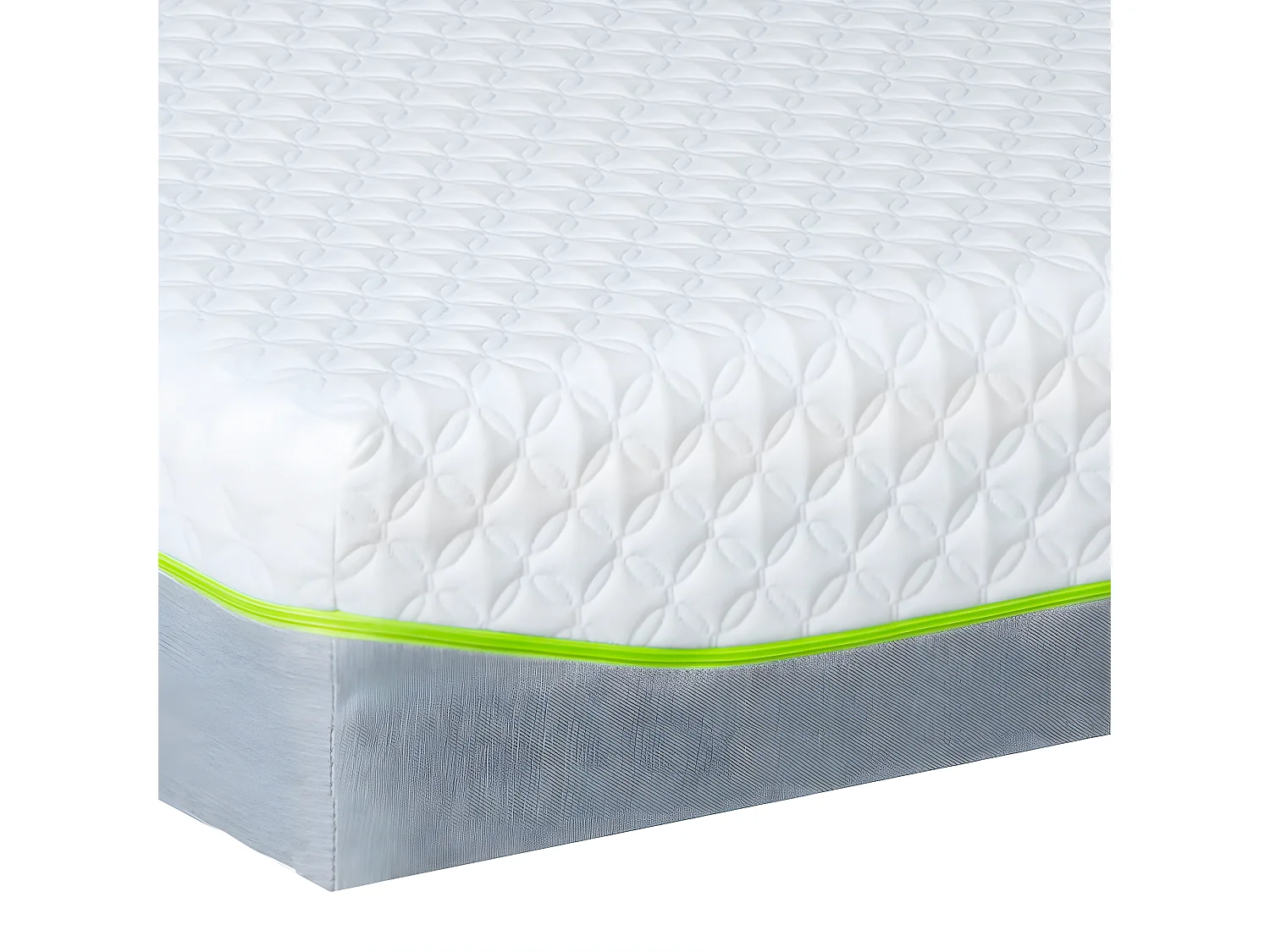 OLYMPE LITERIE | Ensemble ANTHEA 180x200 cm | Matelas Mémoire de forme + Sommier Bois