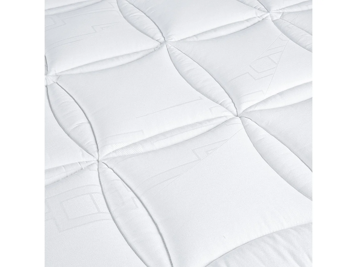 Ensemble hôtelier matelas ferme 33cm à mémoire de forme et sommier en bois Empereur-140x190