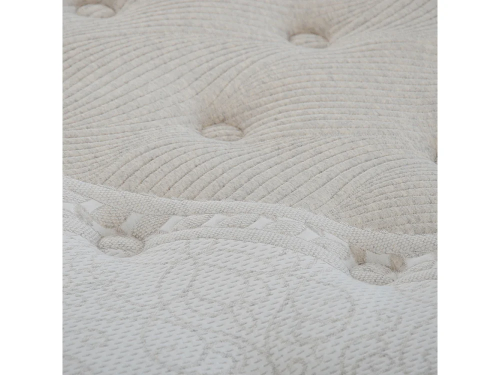 Pack Sérénade 140x190 cm Matelas Ressorts ensachés + Sommier Bois + Accessoires