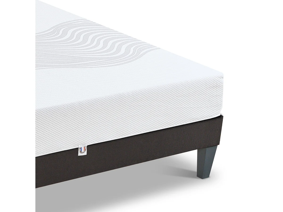 SENSITIVE - matelas mémoire de forme + sommier bois - ferme