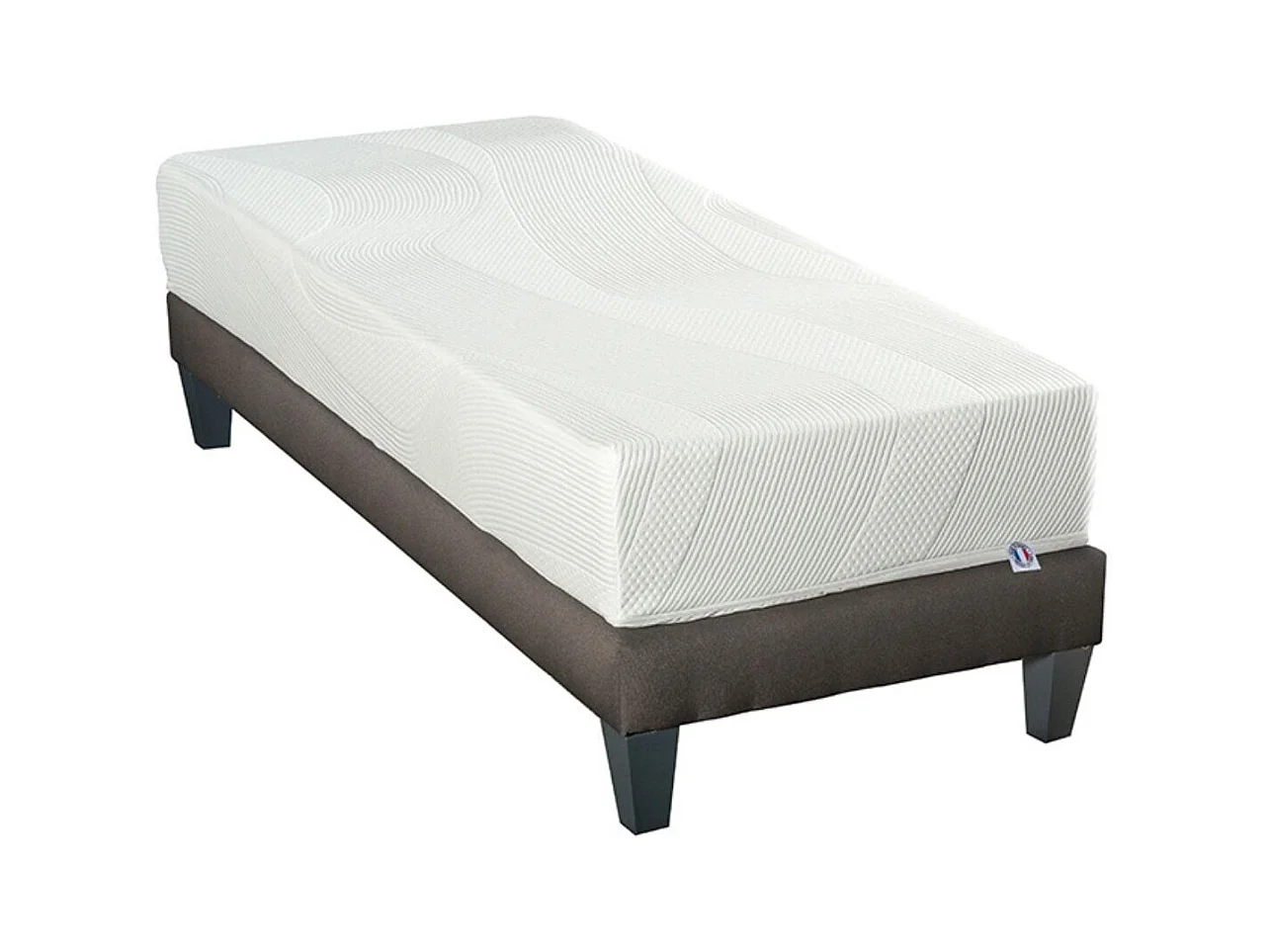 PARIS - Matelas mémoire de forme + sommier bois - ferme