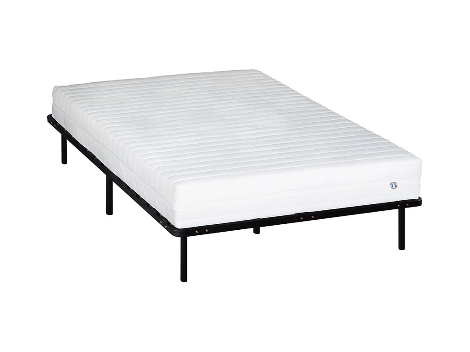 EGIO - Matelas latex like + sommier métal - ferme