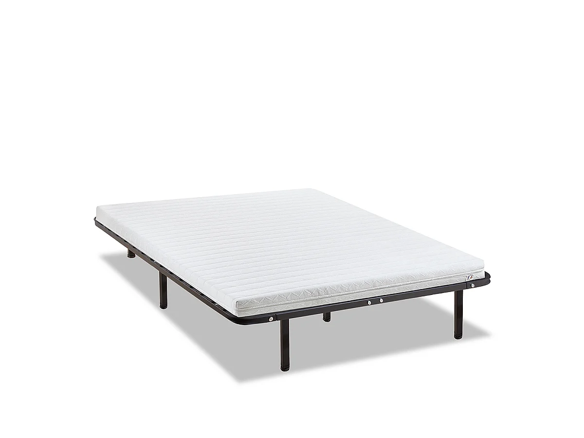 EGIO - Matelas latex like + sommier métal - ferme