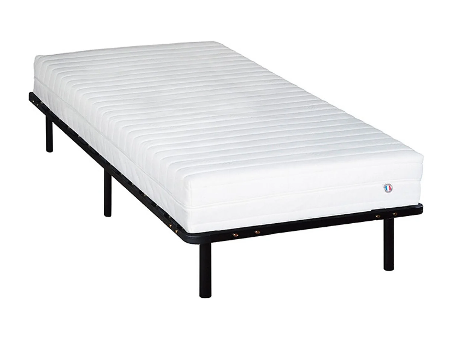 EGIO - Matelas latex like + sommier métal - ferme
