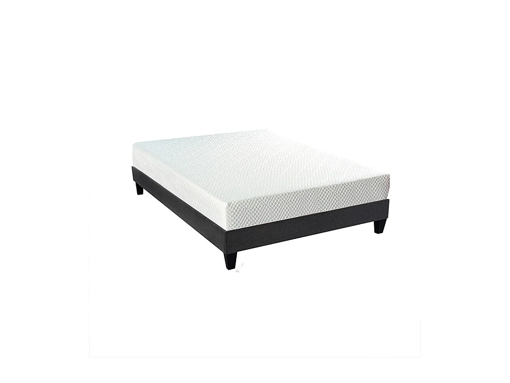 BELLECOUR LITERIE | Ensemble ABSOLU 160x200 cm | Matelas Mémoire de forme + Sommier Bois