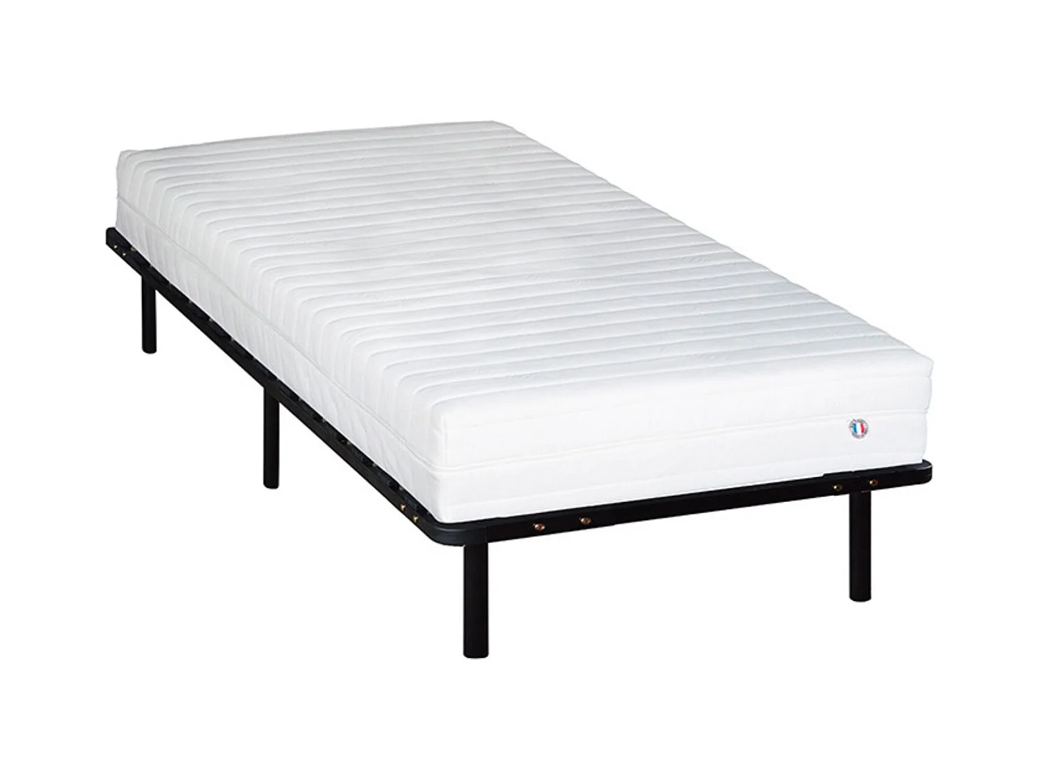 EGIO - Matelas latex like + sommier métal - ferme