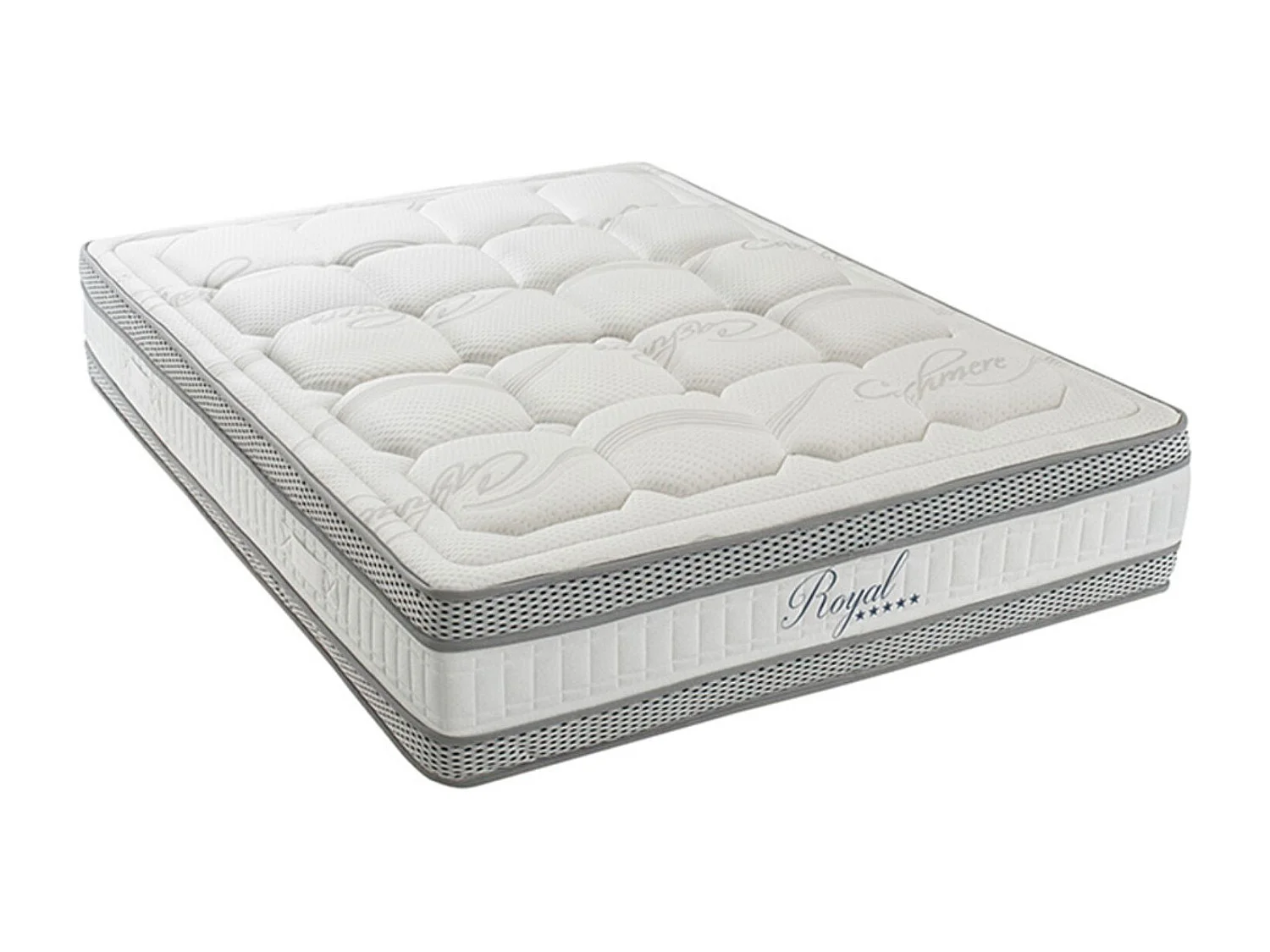 ROYAL 5* - Matelas mémoire de forme + sommier + accessoires
