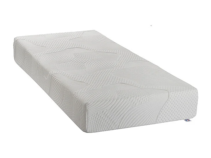 OLYMPE LITERIE | Ensemble OSLO 90x200 cm | Matelas Mémoire de forme + Sommier Bois