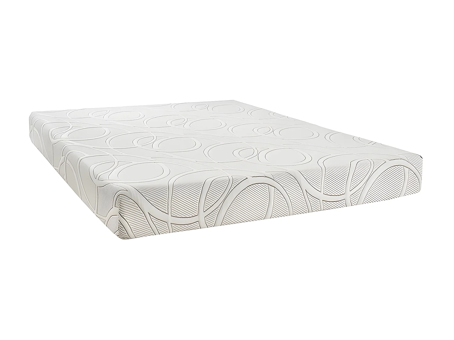 OLYMPE LITERIE | Ensemble POSEIDON 160x200 cm | Matelas Mémoire de forme + Sommier Bois