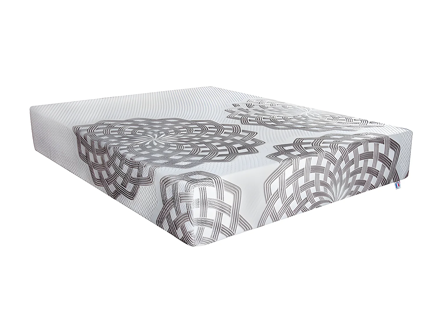 OLYMPE LITERIE | Ensemble HERAKLION 140x190 cm | Matelas Mémoire de forme + Sommier Bois