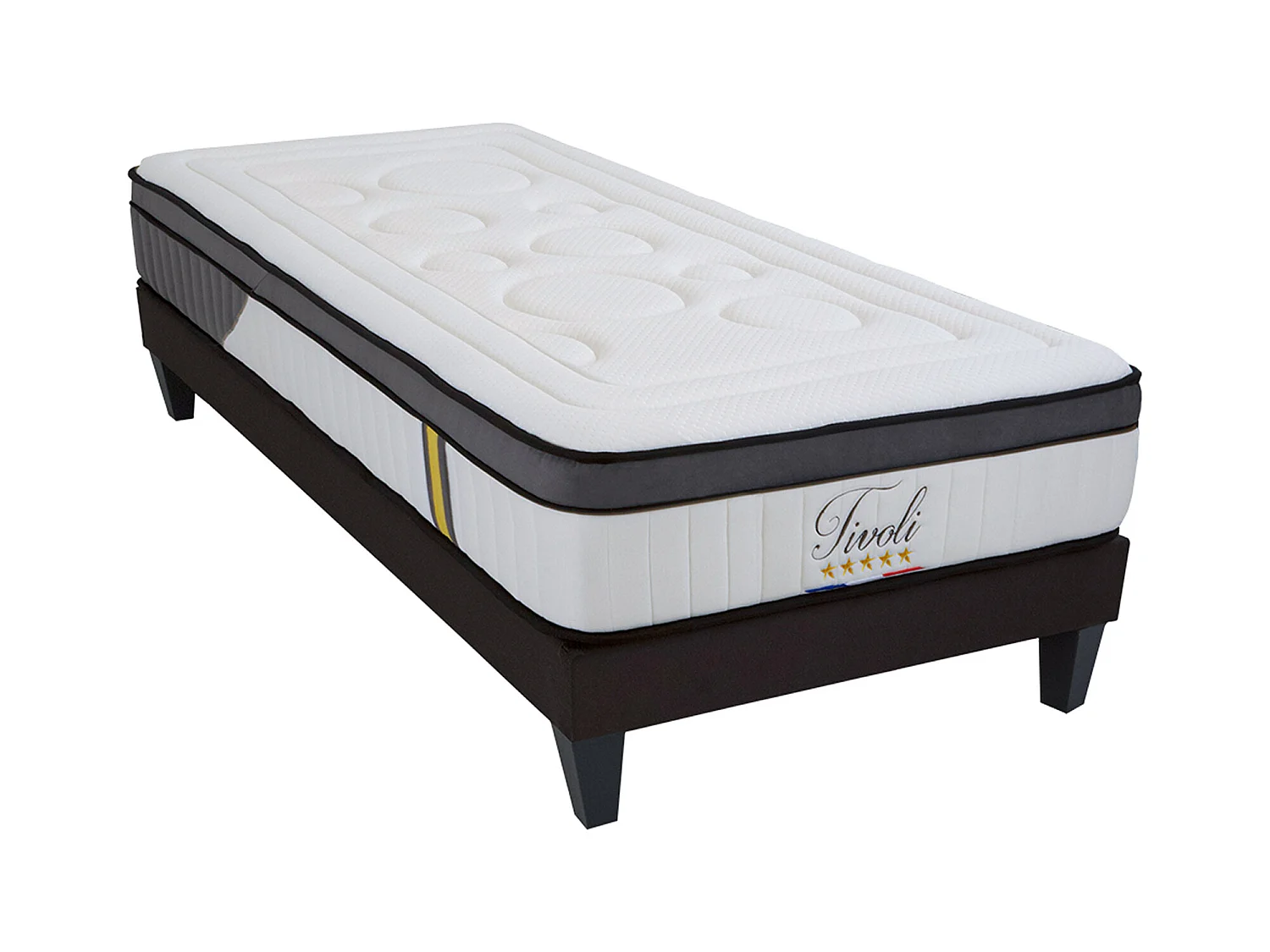 Ensemble matelas et sommier au confort ferme