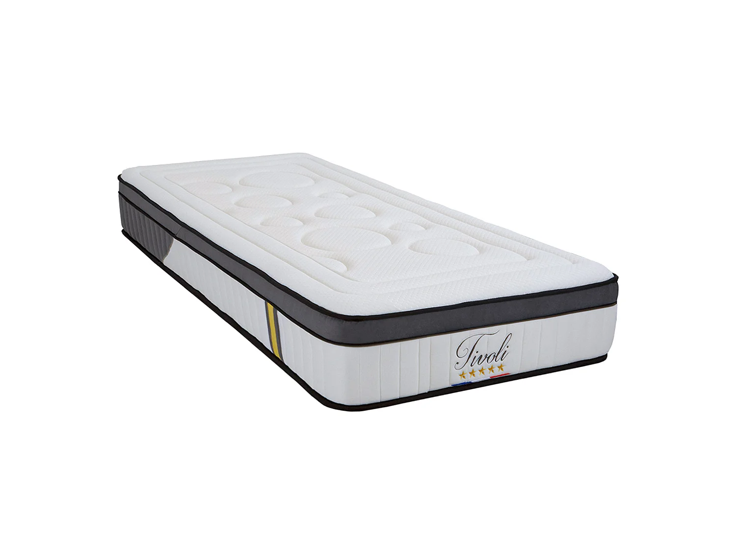 Ensemble matelas et sommier au confort ferme