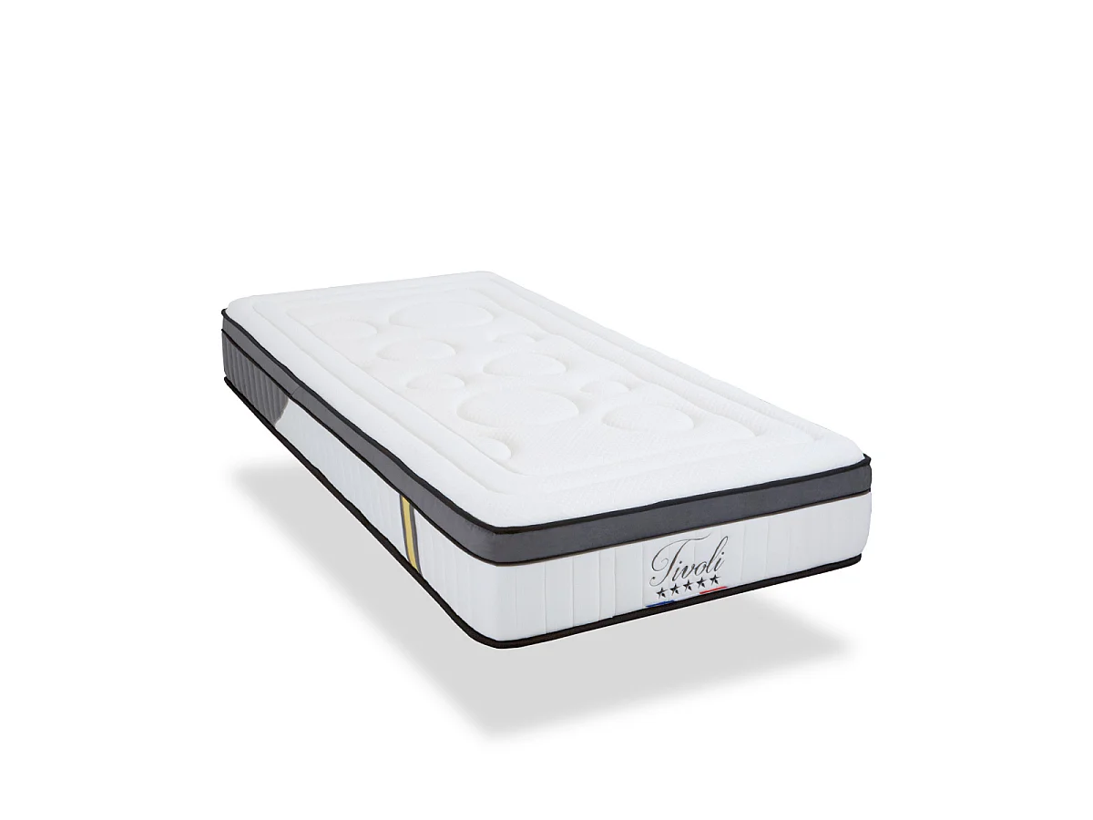 Ensemble matelas et sommier au confort ferme