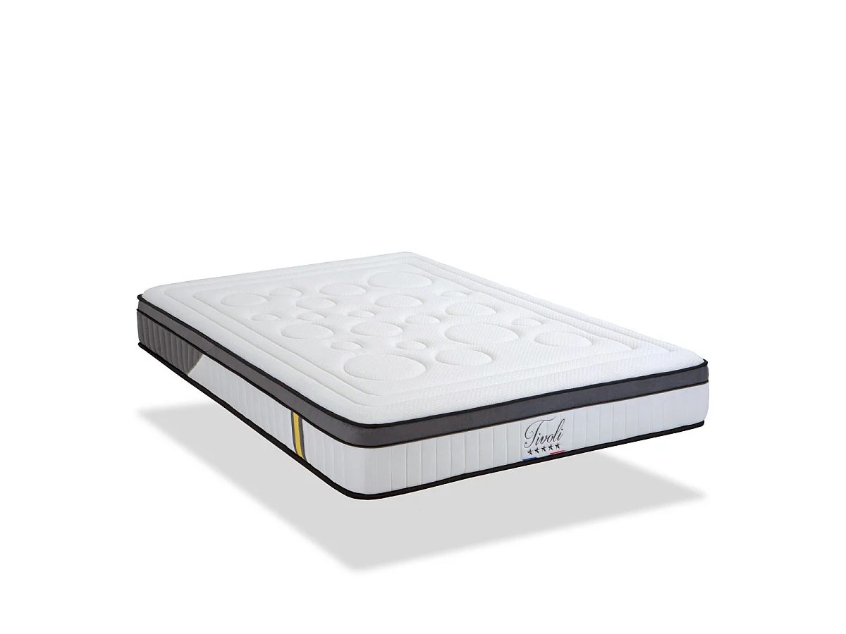 Ensemble matelas et sommier au confort ferme