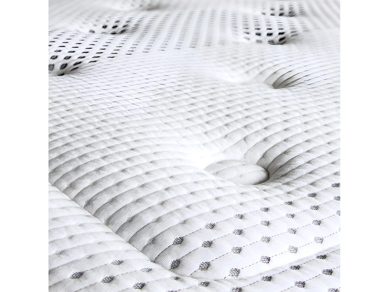 OLYMPE LITERIE | Ensemble DELPHES 180x200 cm | Matelas Mémoire de forme + Sommier Bois