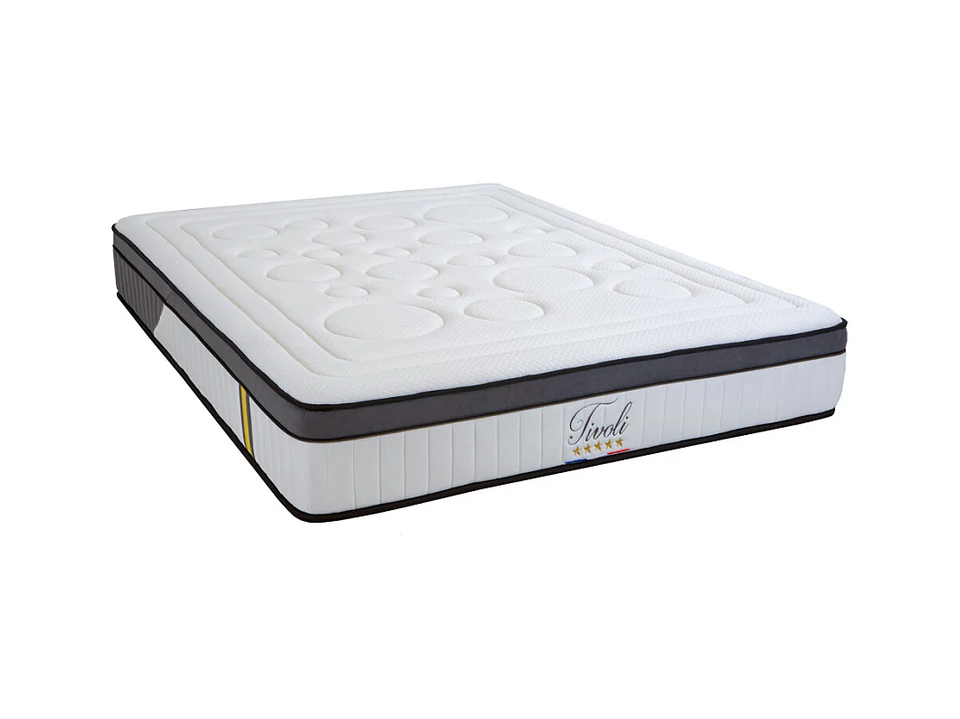 Ensemble matelas et sommier au confort ferme
