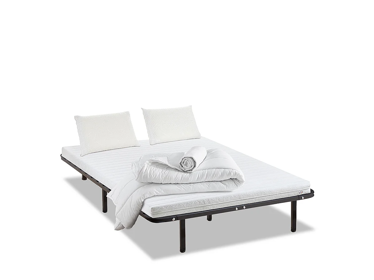 Pack prêt à dormir EGIO - sommier métal