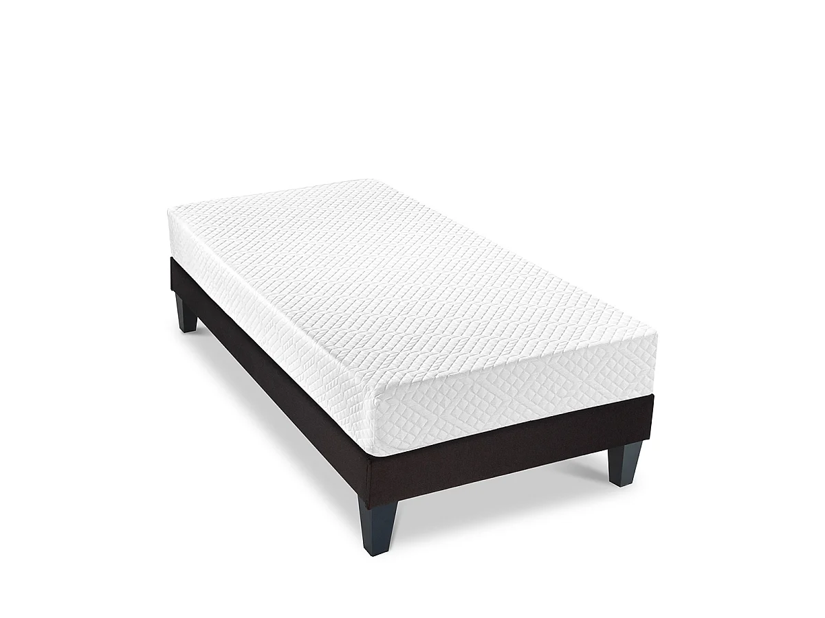 Ensemble Absolu 180x200 cm Matelas Mousse + Sommier Bois