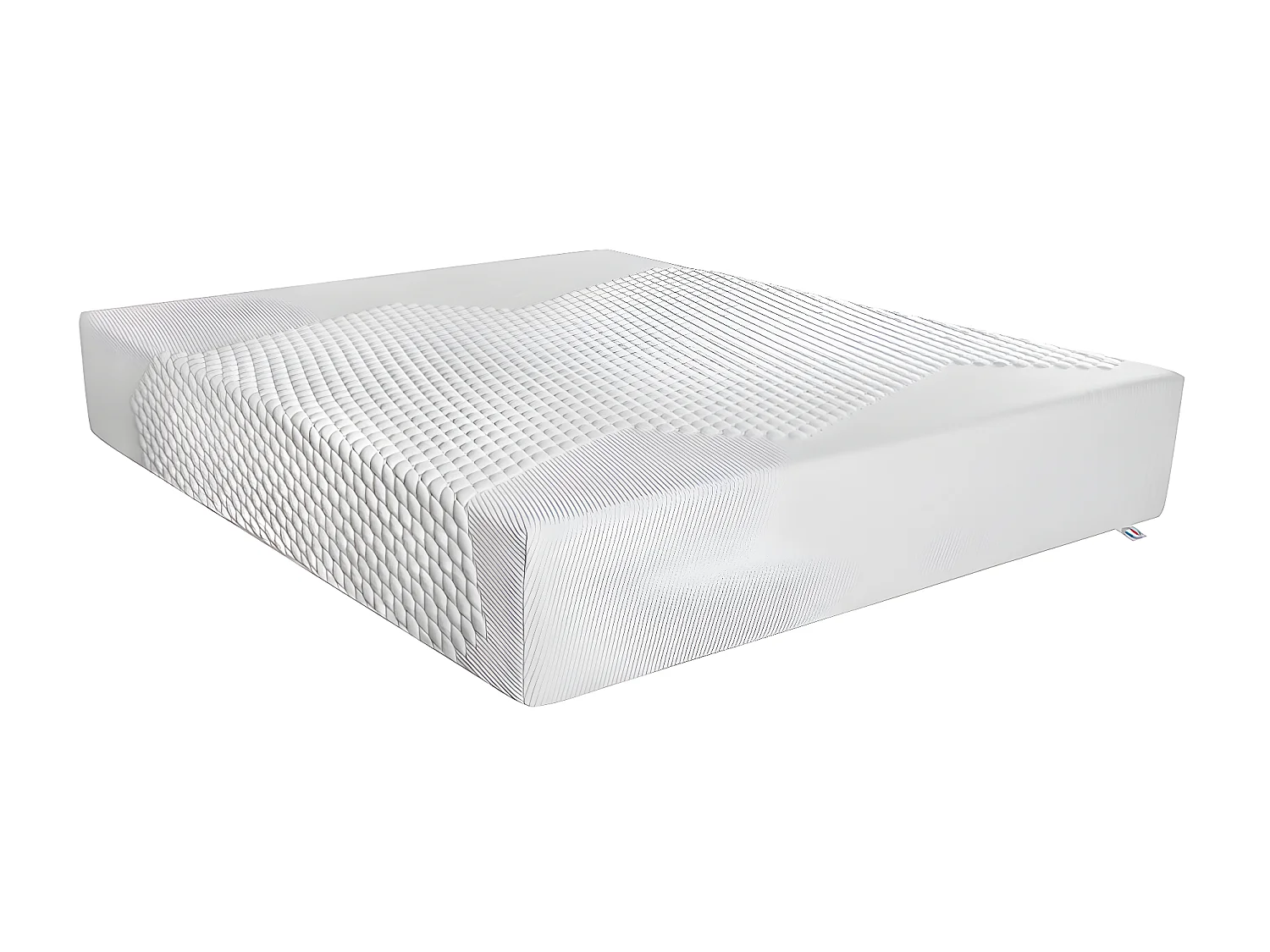 BELLECOUR LITERIE | Ensemble AINAY 180x200 cm | Matelas Mémoire de forme + Sommier Bois