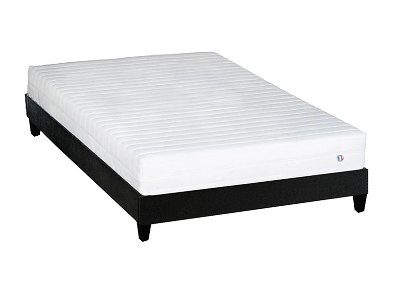 EGIO - Matelas latex like + sommier bois - ferme