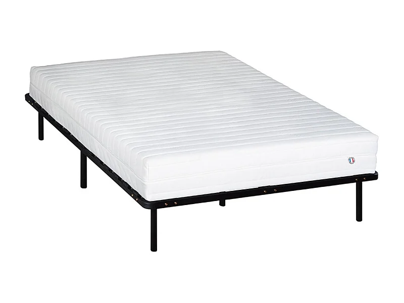 EGIO - Matelas latex like + sommier métal - ferme