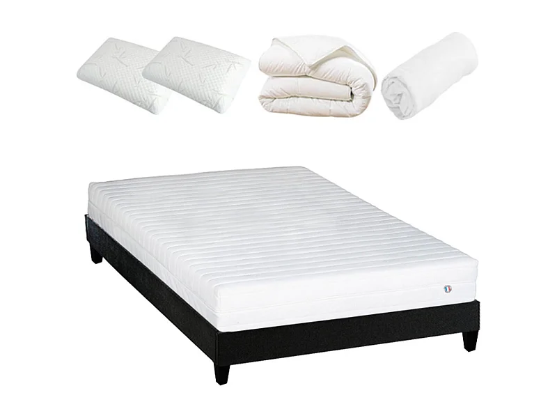 Pack prêt à dormir EGIO - sommier bois