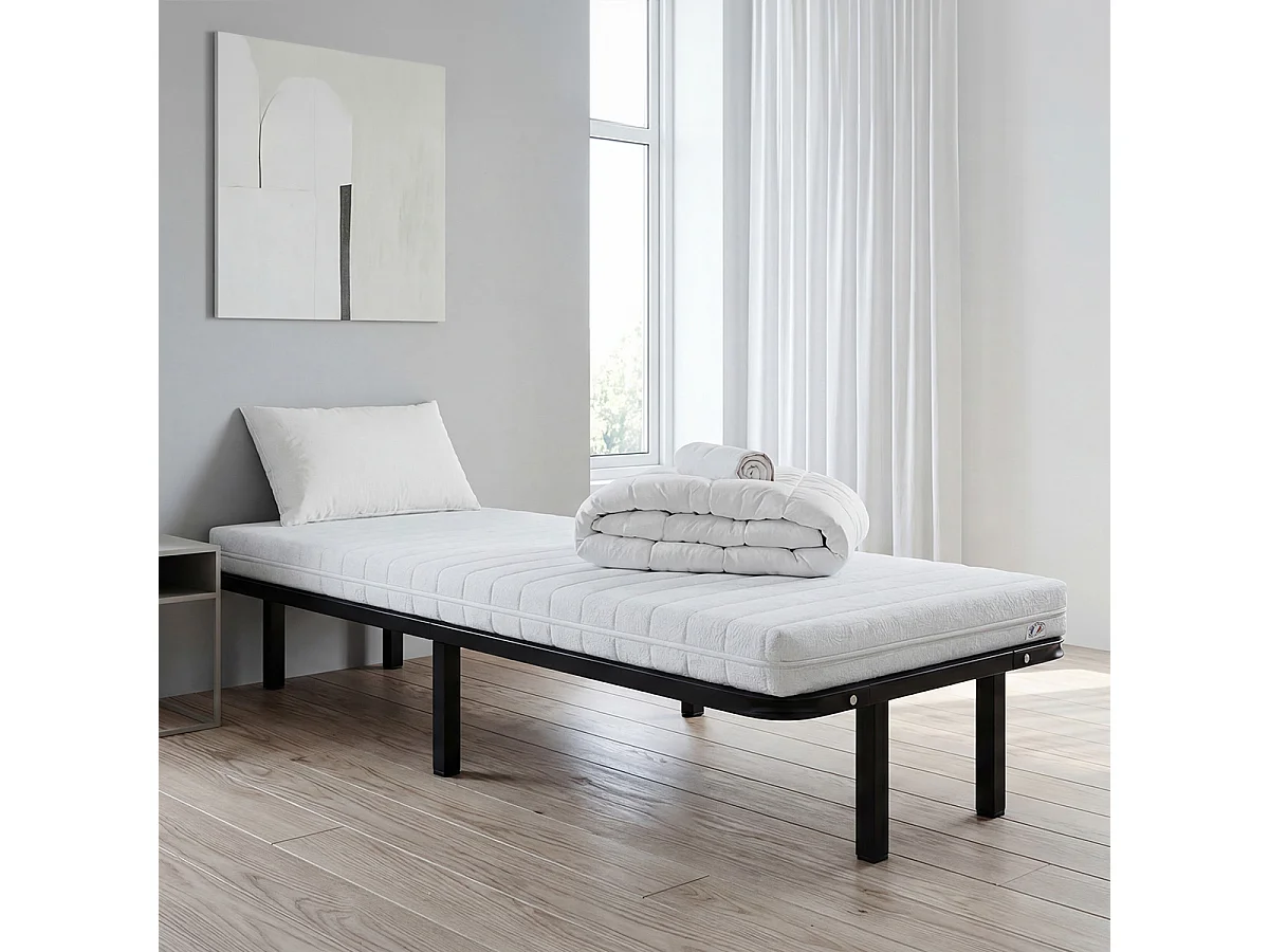 Pack prêt à dormir EGIO - sommier métal