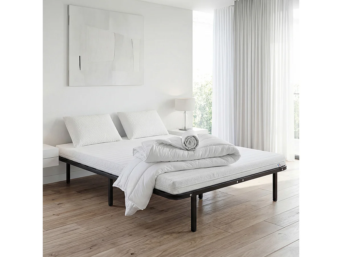 Pack prêt à dormir EGIO - sommier métal