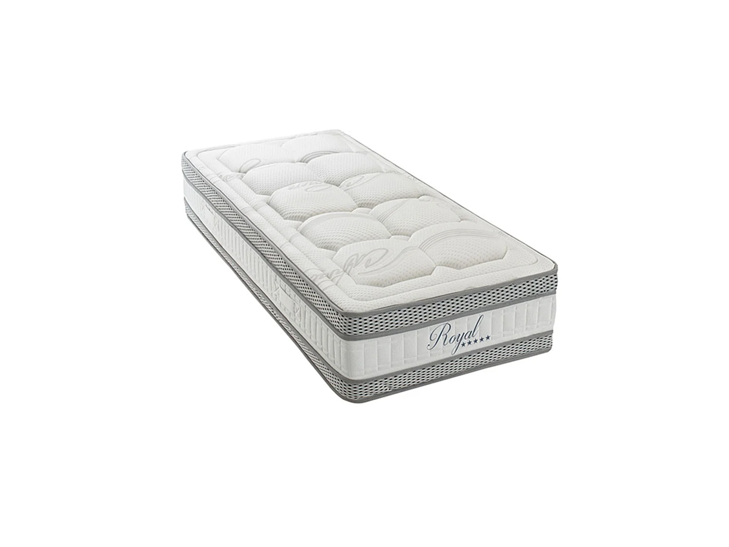 HYPSOM | Pack Prêt à dormir ROYAL 5* 90x190 cm | Matelas Mémoire de forme + Sommier + Accessoires