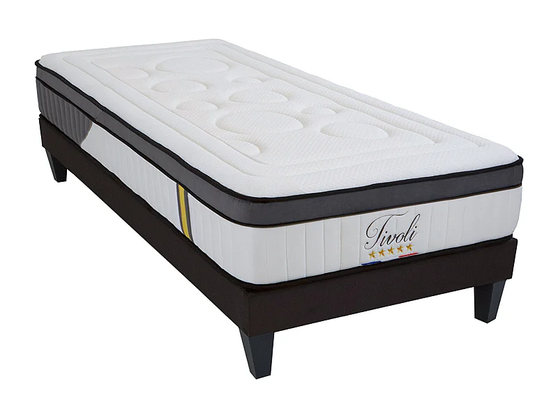 Ensemble matelas et sommier au confort ferme