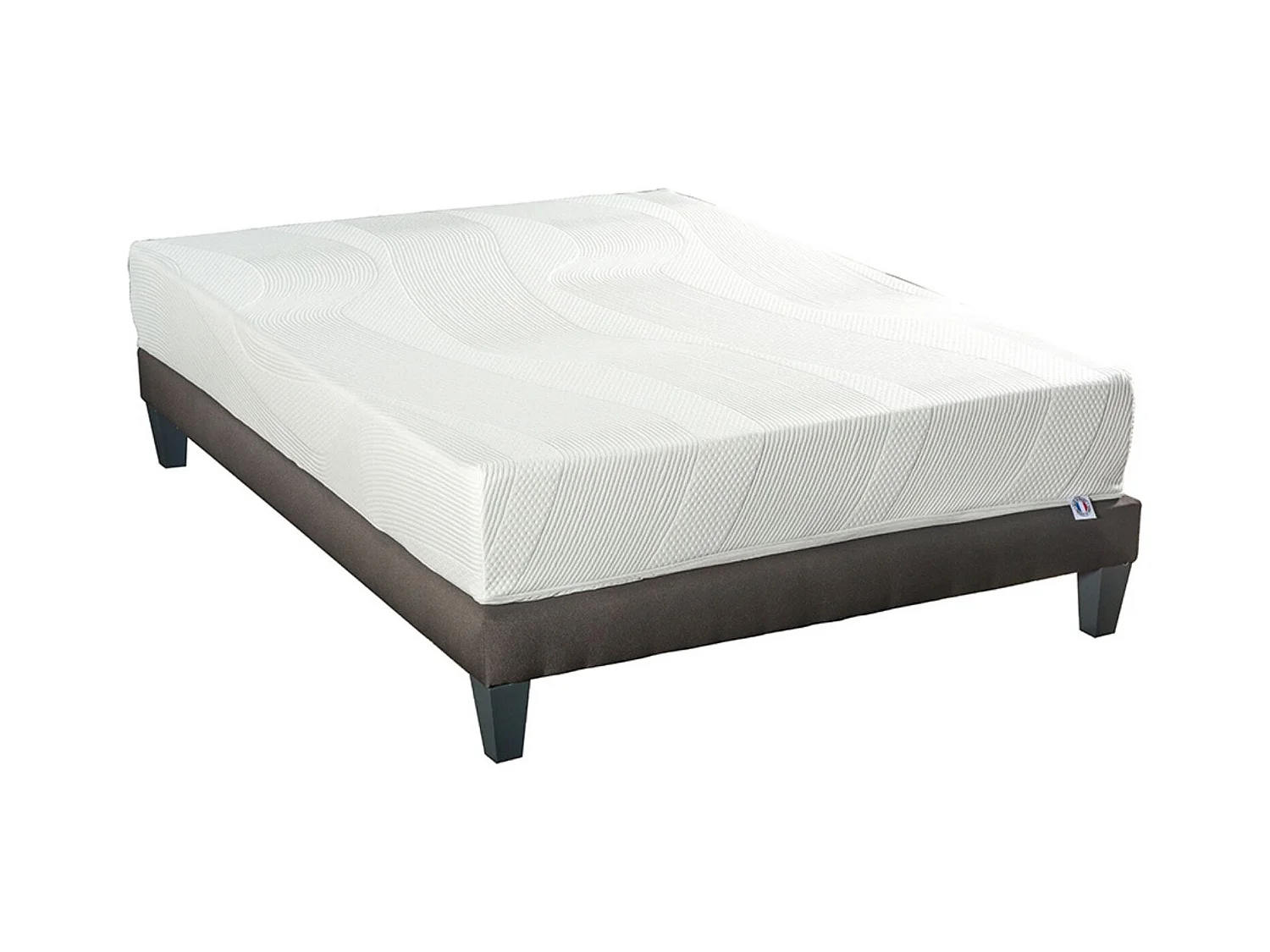 PARIS - Matelas mémoire de forme + sommier bois - ferme